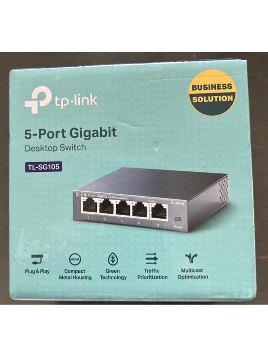 TP-Link Other - TP-Link TL-SG105PE 5 Port Gigabit Easy Smart PoE+ Ethernet Switch New Sealed Box